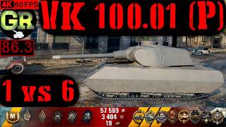 World of Tanks VK 100.01 (P) WoT Replay - 9 Kills 5.9K DMG(Patch 1.4.0)