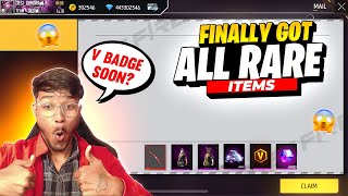 V BADGE COMING SOON?🤔 FINALLY! GOT ALL RARE ITEMS😱