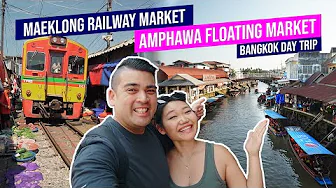 Amphawa Floating Market & Maeklong Railway Market Day Tour | Bangkok, Thailand
