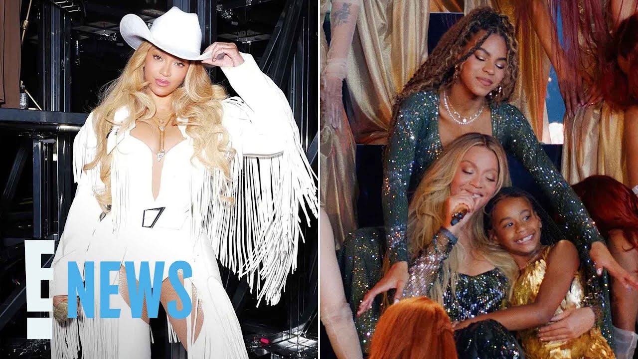 Blue Ivy, Rumi Carter Appear with Beyoncé on Cowboy Carter Tour | E! News Blue Ivy, Rumi Carter Appear with Beyoncé on Cowboy Carter Tour | E! News