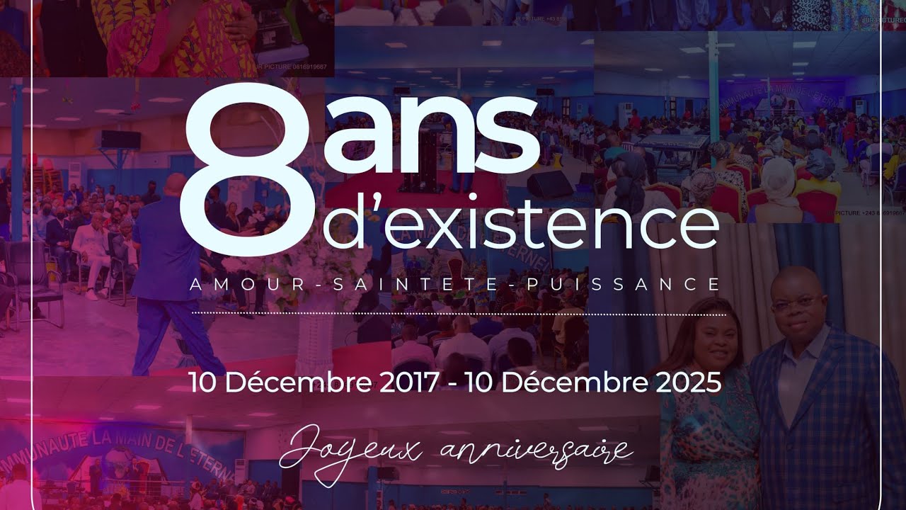 ⭕⭕8 ans d'existence de la communauté la main de l'Éternel voici certains témoignages ❗❗