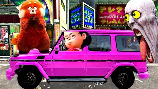 MEI MEI Escape From Panda and Shy Guy | TURNING RED MEME | - BeamNG Drive #60 screenshot 1