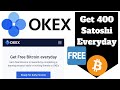 OKEx - bolsa de criptomoedas - GANHE 250 SATOSHIS gratis todos os dias