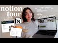 The ultimate notion tour for productivity  organization  school content travel wellness  more