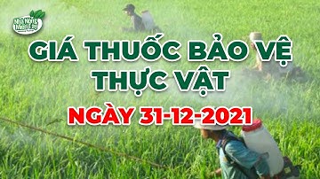 Giá các loại thuốc bảo vệ thực vật ngày 31/12/2021  | Thông tin giá cả thị trường vật tư nông nghiệp