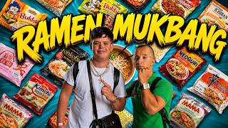 Jshock & Sketch Try Trending Viral SPICY Ramen!!! (Mukbang)