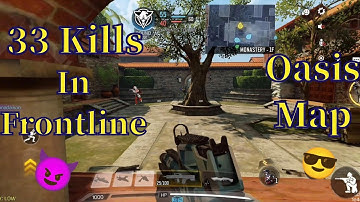 33 out of 60 Kills In Frontline Match||Oasis Map||Call Of Duty Mobile||