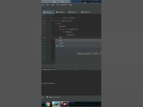 Prime Number Program In Python #shorts - YouTube