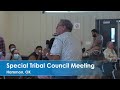 Special Tribal Council Meeting