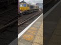 Class 66714 arriving into Newcastle