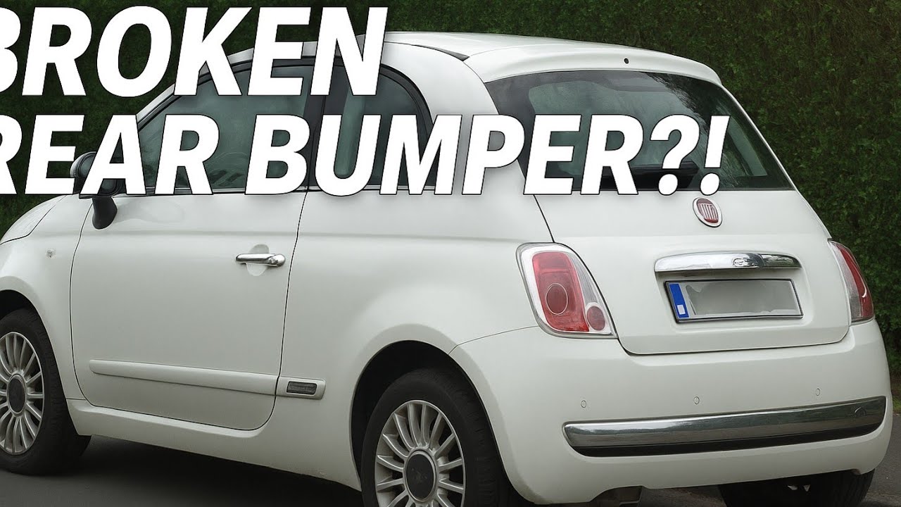 Fiat 500 Rear Bumper Clip Replacement Full Tutorial