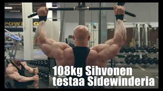 108kg Sihvonen testaa Sidewinderia