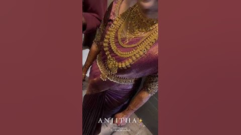 Pullothi Anji Wedding Look🤍#pullothi #viralvideo #wedding