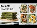 FALAFEL FLATBREAD | amazing vegan flatbread recipe