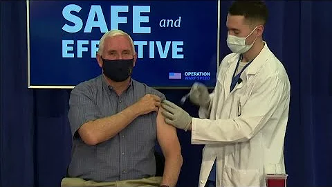 Mike Pence gets vaccine as deaths top 3,000 for third day