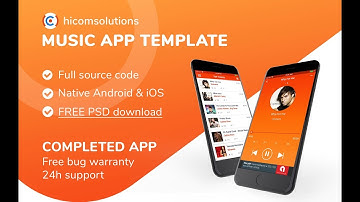 Music with Admob App Template, Script, Source Code for Sale