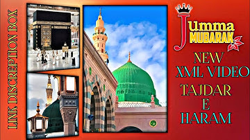4k JUMMA MUBARAK STATUS | new XML FILE alight motion TAJDAR E HARAM #trending #viral #video #xml
