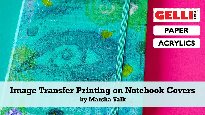 Gelli Arts Image Transfer Printed Journal Cover by...