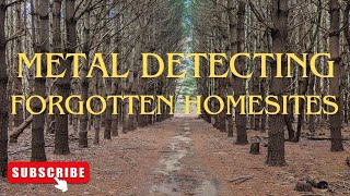 Metal Detecting Forgotten Homesites  Recovering Coins and Relics