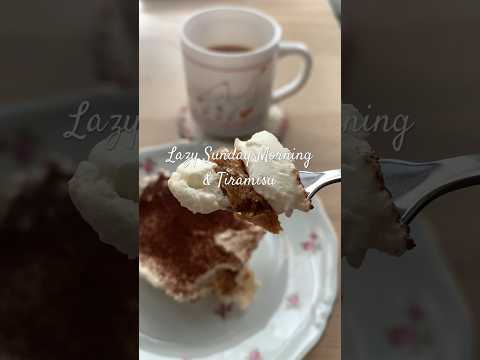 Lazy Sunday Morning Tiramisu Chicago Diary 미국일상 Dayinthelife Tiramisu Weekend Vlog Coffee 