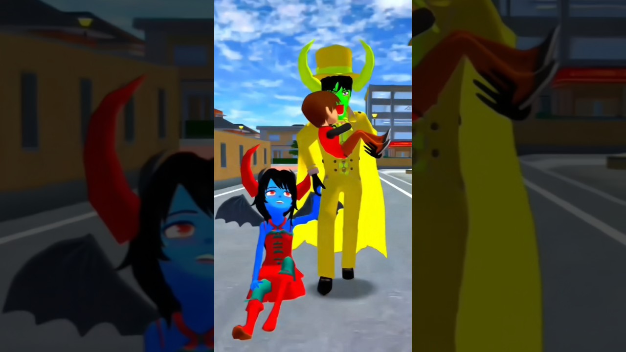 Triple zombies with innocent Yuta saved by Mioð¥¶ð¡ðð§ð¥°ðšâºïž#sakuraschoolsimulator#viralvideos#shortvideos