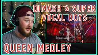 Freddie would be proud! | Dimash & Super Vocal Boys | Queen Medley | Reaction