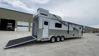 Luxury AllAluminum Living Quarters Toy Hauler