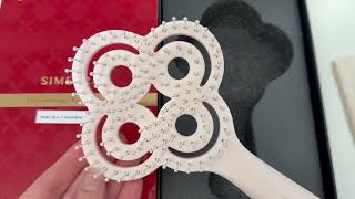 Simetra Detangler Hair Brush For Women And Men, Original Detangling Brush For Curly Hair.