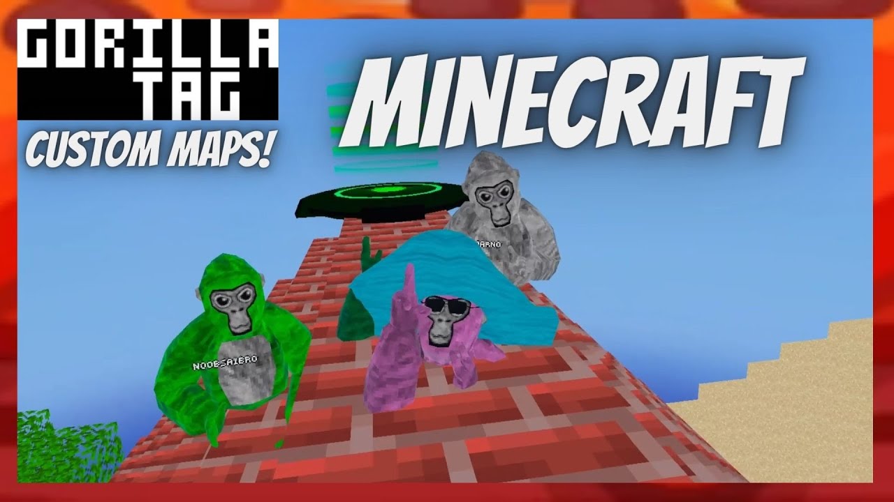 Gorilla Tag In Minecraft Minecraft Mod