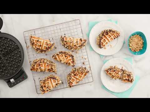 Chocolate Peanut Butter Biscuit Wafflettes | Pillsbury