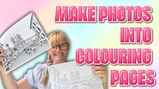 Turn ANY Photo Into a Colouring Page in Canva (FREE) | Perfect Summer Activity for Kids