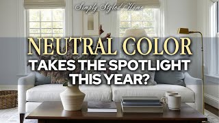 Download Lagu How to Use the COLOR OF THE YEAR Cloud Dancer | A Neutral Shade That Works as a Design Foundation MP3