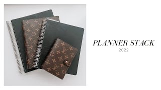 2022 Planner Stack: Louis Vuitton Agendas & Erin Condren Focused Planners
