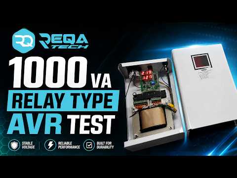 1000 VA RELAY TYPE AVR TEST