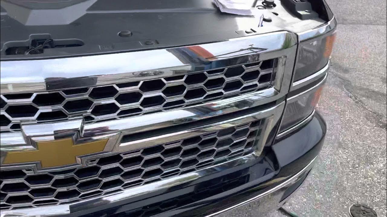 2015 Chevy Silverado serpentine belt replacement - YouTube
