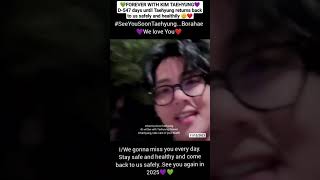 D-547 Days Until Taehyung Returns Back To Us Safely And Healthily.see You Again In 2025