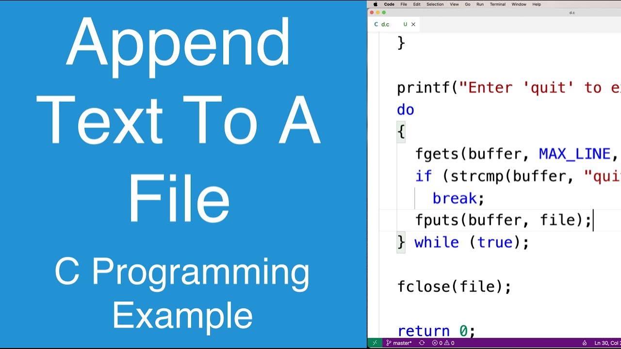 Append Text To File C#