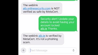 SMS Security Chatbot powered by MetaCert