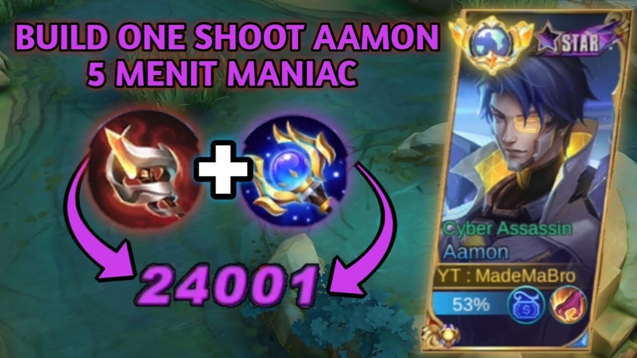BUILD ONE SHOOT AAMON 5 MENIT MANIAC | GLOWING WAND + GENIUS WAND