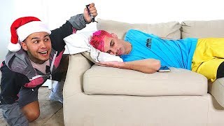 Hair Dye Prank On Roommate Lil Moco Has Pink Hair