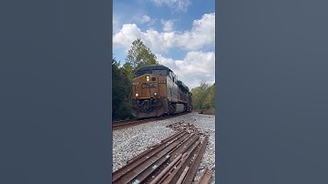 CSX eastbound coal train at Lorraine #shortvideo #shorts #trains #csx #csxt