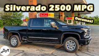 2024 Chevrolet Silverado 2500 Duramax Diesel - MPG Test Real-world Highway Fuel Economy and Range