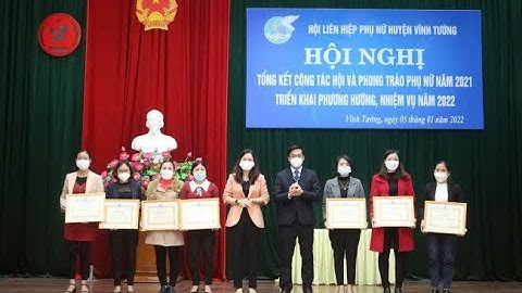 Hội LHPN huyện Vĩnh Tường tổng kết công tác hội và phong trào phụ nữ năm 2021