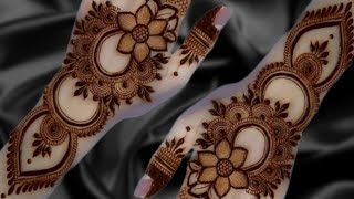 Flower Mehndi Designs For Back Hand ll Easy Arabic Mehndi Design ll New Stylish Mehndi Designs