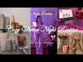 Cozy Night Routine | self care + unboxing 🎀🕯️🫧