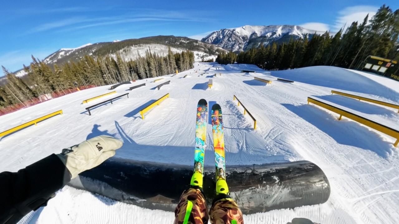 Смогу ли я проехать по КАЖДОМУ перилу на трассе Woodward Copper?