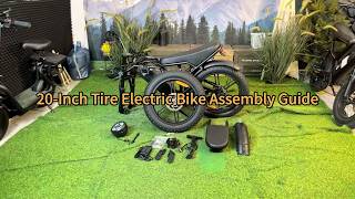 20-Inch Tire Electric Bike Assembly Guide | Detailed Step-by-Step Installation Tutorial