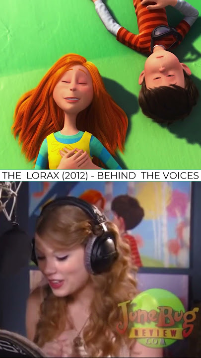 THE LORAX (TAYLOR SWIFT, ZAC EFRON,..) - BEHIND THE VOICES  #shorts