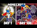 I Survived 100 Days as THE PROTOTYPE in Minecraft!