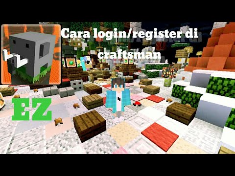 Tutorial cara login/register di Craftsman